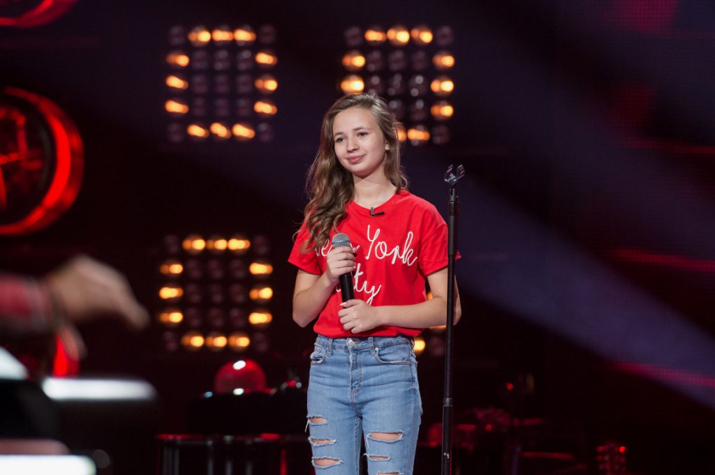 The Voice Kids 2 - Anna Dąbrowska (fot. TVP)