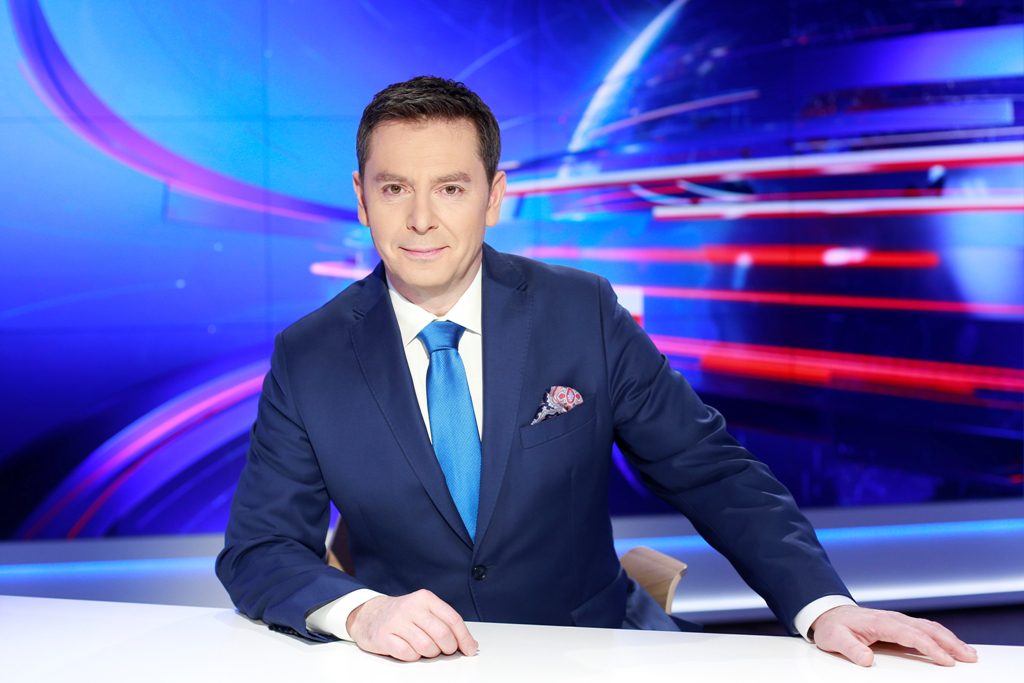 Wiadomości - Michał Adamczyk (fot. AKPA/TVP)