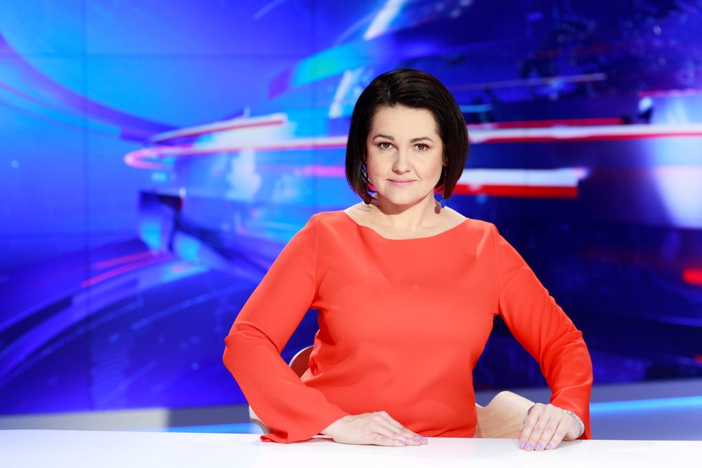 Wiadomości - Edyta Lewandowska (fot. AKPA/TVP)