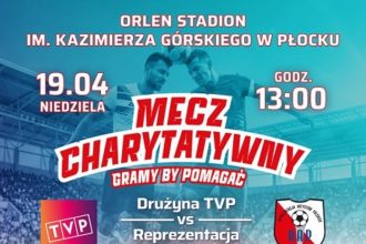 Mecz TVP kontra artyści w Płocku