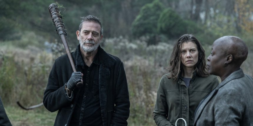 Negan i Maggie w trzecim sezonie The Walking Dead Dead City