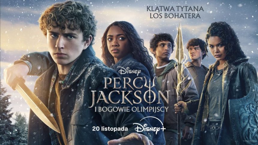 Plakat trzeciego sezonu serialu Percy Jackson i bogowie olimpijscy