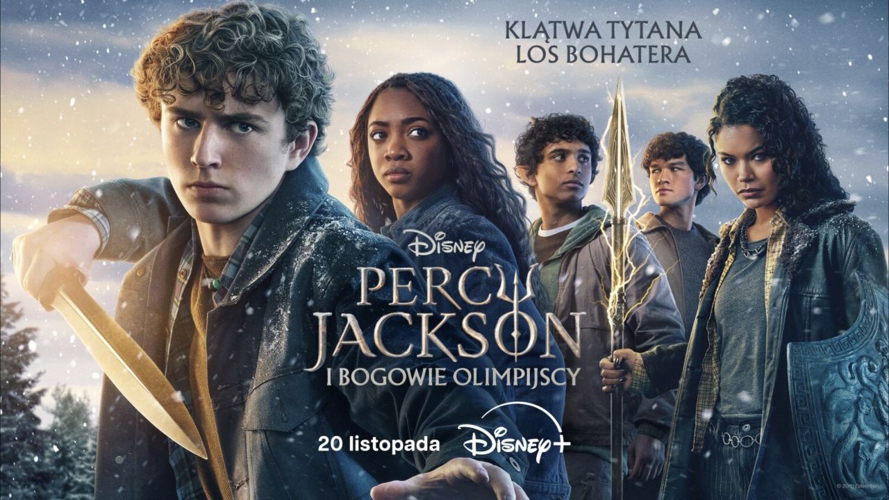 Plakat trzeciego sezonu serialu Percy Jackson i bogowie olimpijscy
