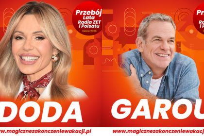 Doda i Garou wystąpią razem podczas Przeboju Lata Radia ZET i Polsatu 2026