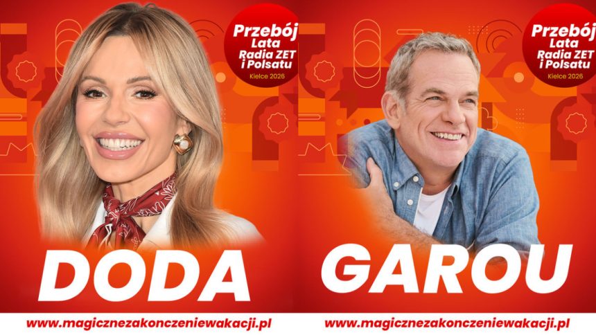Doda i Garou wystąpią razem podczas Przeboju Lata Radia ZET i Polsatu 2026