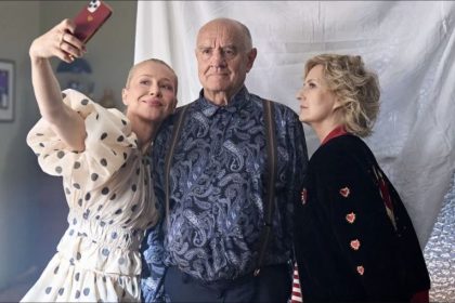 Izabela Kuna, Joachim Lamża i Katarzyna Warnke w serialu „Klara. Rewolucja”
