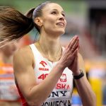 Natalia Bukowiecka podczas zawodów lekkoatletycznych