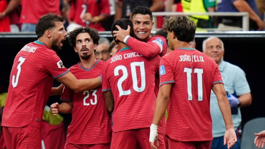 Piłkarze Portugalii podczas mundialu