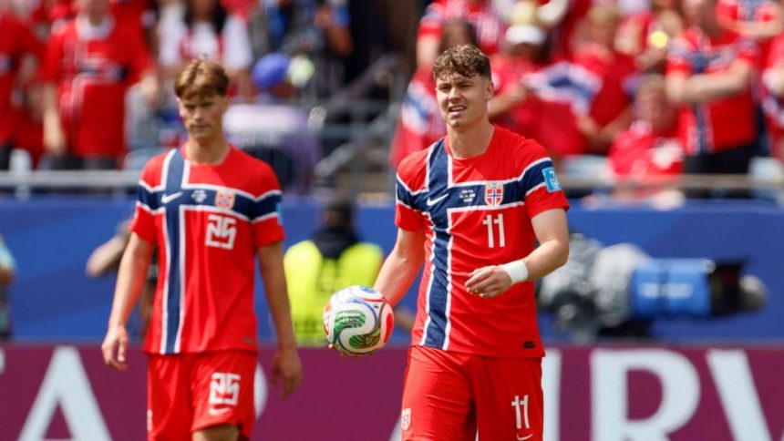 Piłkarze Norwegii podczas mundialu