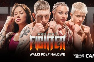 Uczestnicy programu Projekt Fighter na grafice walk półfinałowych