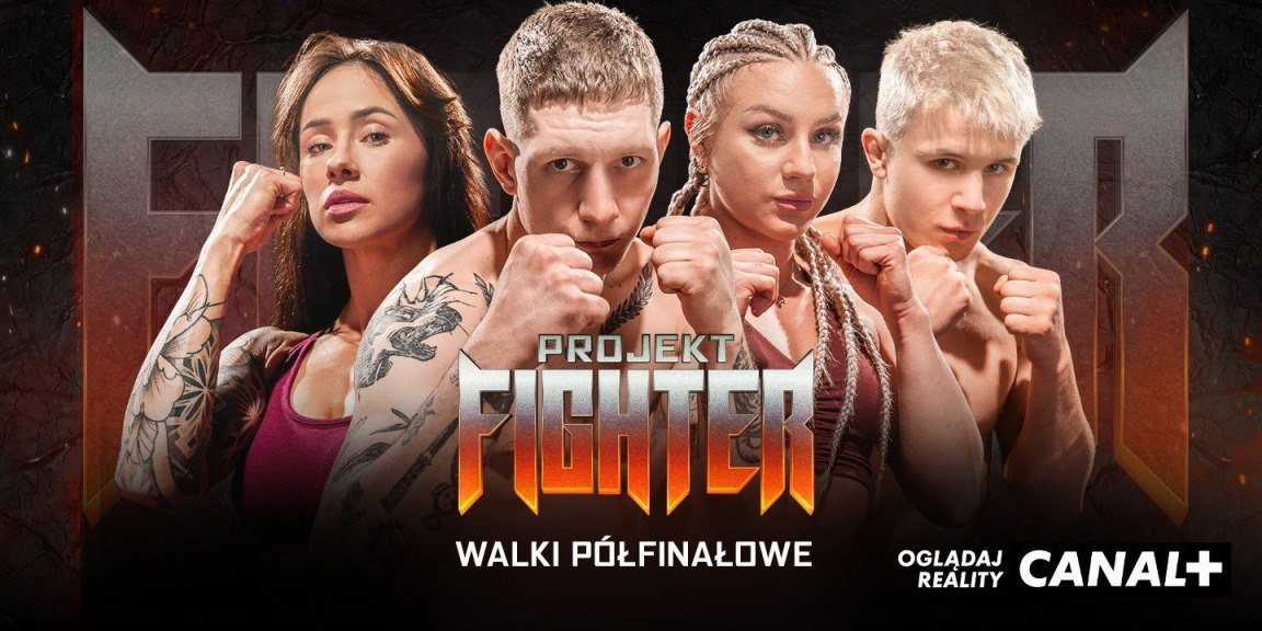 Uczestnicy programu Projekt Fighter na grafice walk półfinałowych