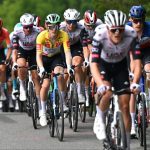 Peleton podczas wyścigu Tour de Pologne