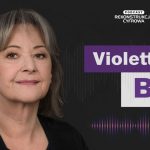 Violetta Buhl na grafice podcastu Pierwszy Plan