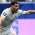 Piłkarz Iranu podczas meczu mundialu