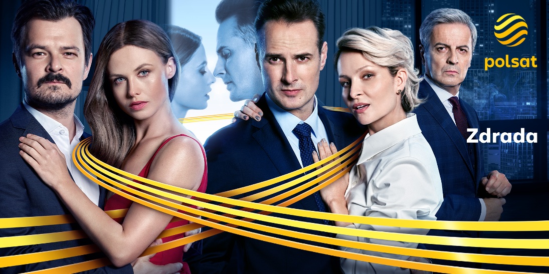 Polsat jesień 2026: pełna ramówka, nowości i daty premier 3 Zdrada – nowy serial Polsatu z Anną Karczmarczyk, Pawłem Małaszyńskim i Dawidem Ogrodnikiem